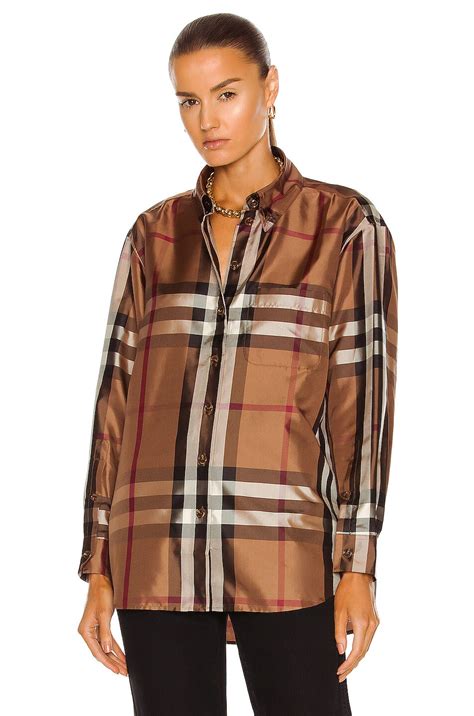 Burberry Carlota Shirt in Antique Check 